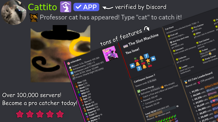 Cat Bot in Action Screenshot